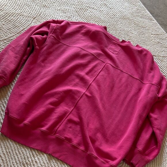 Aerie Vibrant Pink Pullover - Picture 8 of 10
